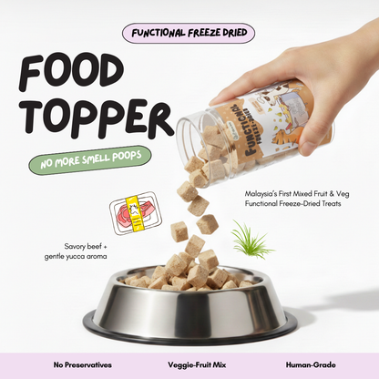 Beef Yucca Functional BARF Freeze Dried - For Smelly Poop