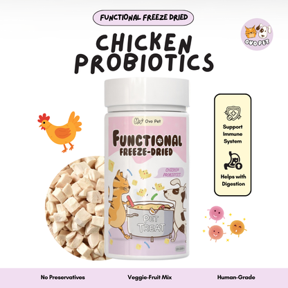 [Bundle for 2] OvoPet Freeze-Dried Functional Treats – Choose Any 2 Flavours (100g Each)