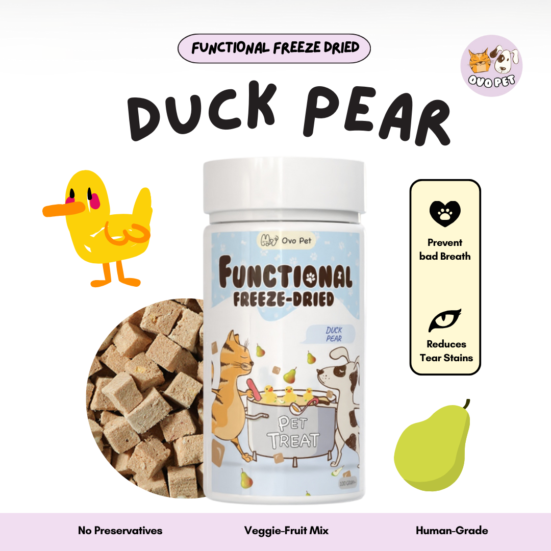 Duck Pear Freeze Dried - For Tear Stain and Bad Breath