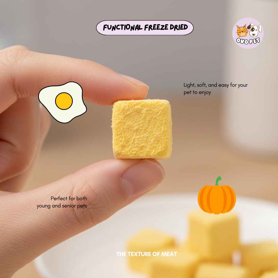 Pumpkin Eggyolk Freeze Dried - For Skin Coat