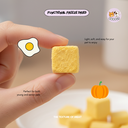 Pumpkin Eggyolk Freeze Dried - For Skin Coat