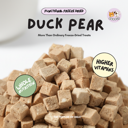Duck Pear Freeze Dried - For Tear Stain and Bad Breath