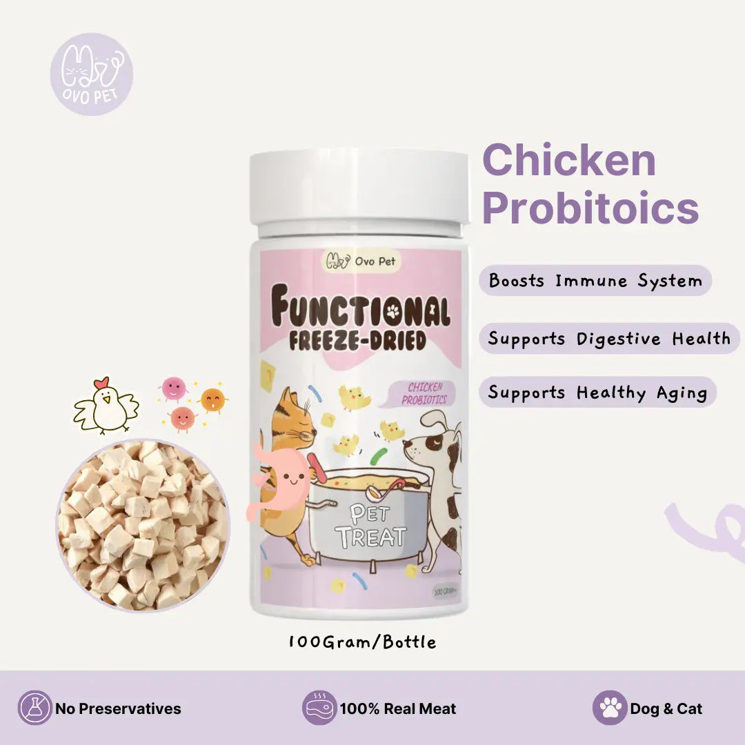 Chicken Probiotics - Functional Freeze Dried 100G OVO PET