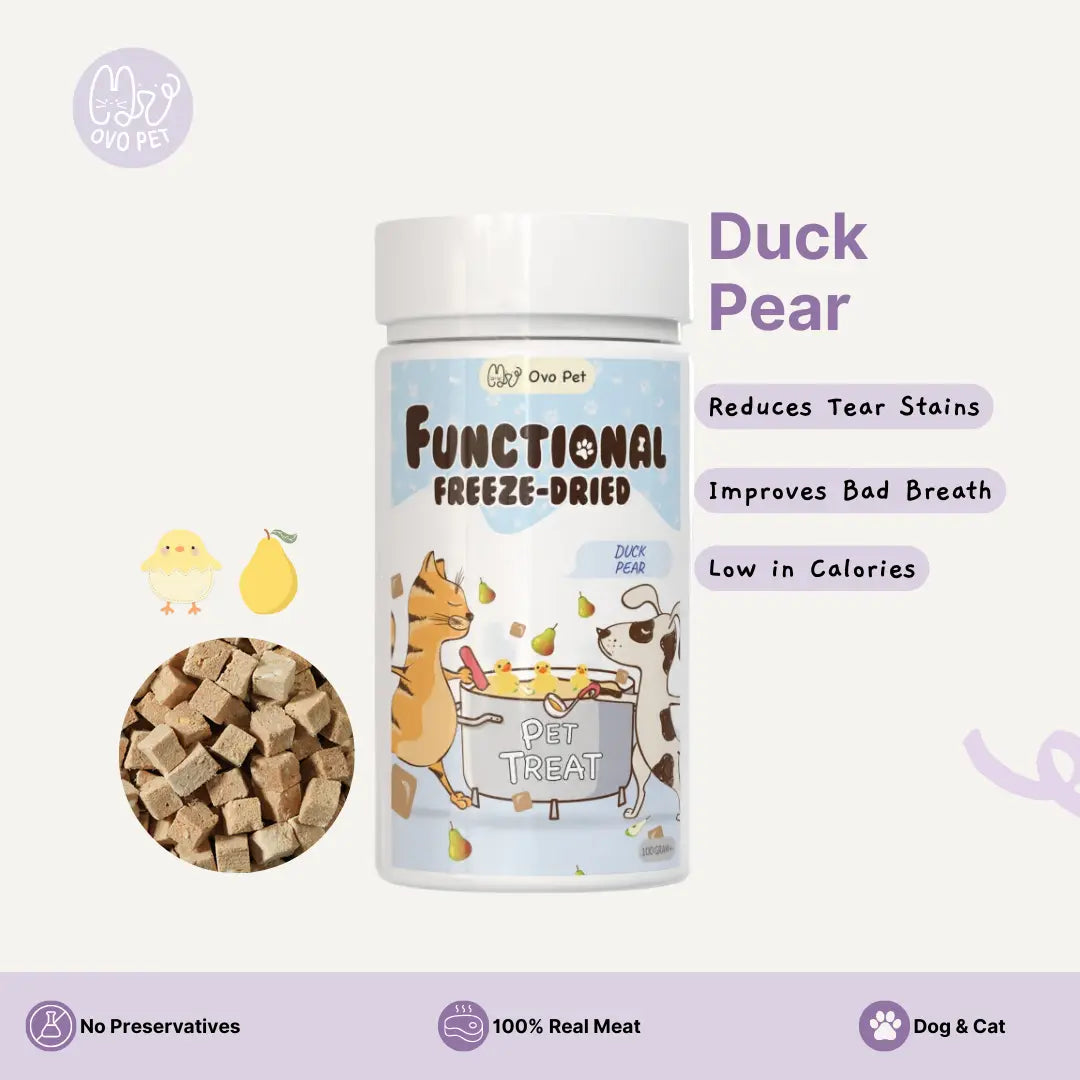 Duck Pear - Functional Freeze Dried 100G OVO PET