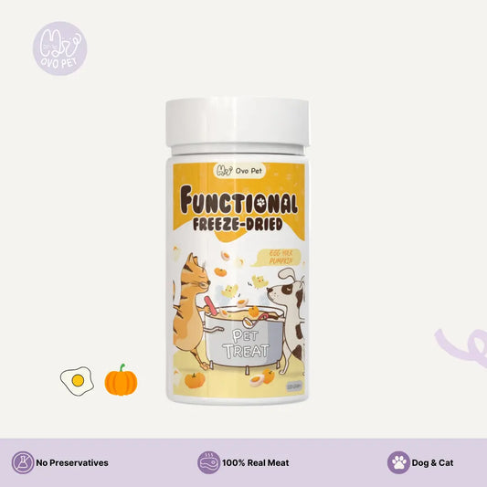 Eggyolk Pumpkin- Functional Freeze Dried 100G OVO PET