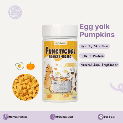 Eggyolk Pumpkin- Functional Freeze Dried 100G OVO PET