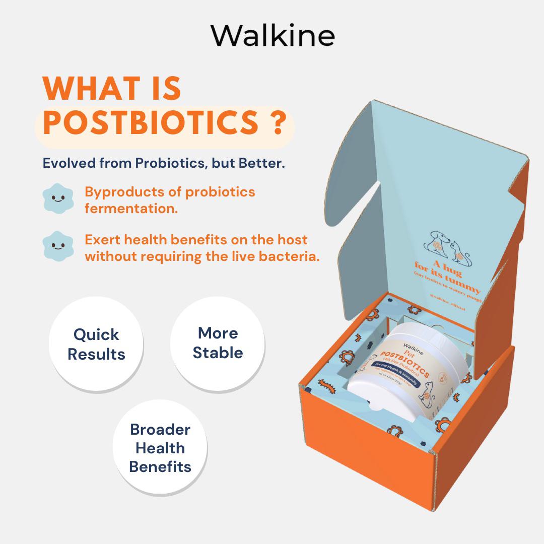 WALKINE - Pet Postbiotics (4th Generation Probiotics)