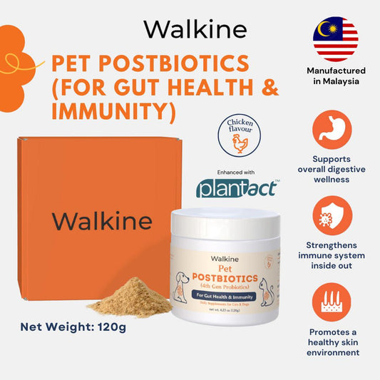 WALKINE - Pet Postbiotics (4th Generation Probiotics)