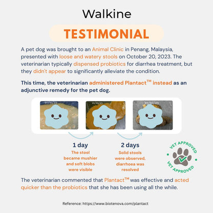 WALKINE - Pet Postbiotics (4th Generation Probiotics)